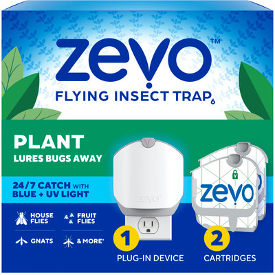 Front of pack for Zevo Flying Insect Trap Plant