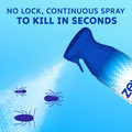 No lock, continuous spray to kill in seconds.