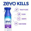 Zevo kills fruit flies, flies, gnats, and more.
