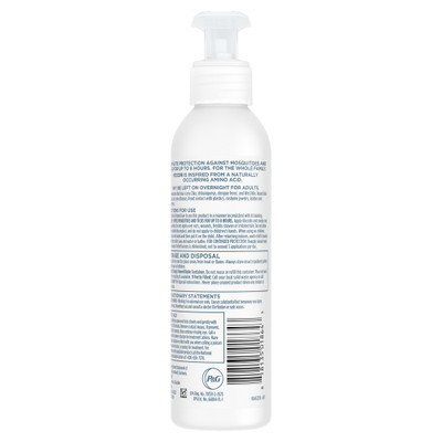 On-Body Mosquito and Tick Repellent Lotion Back of Pack