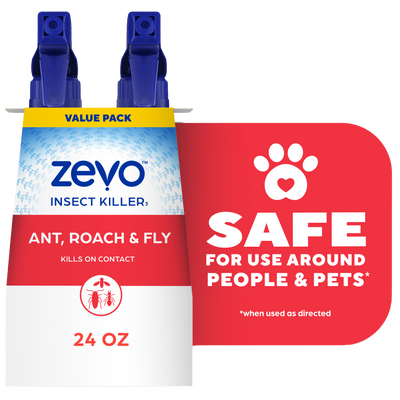 Zevo Multi-Insect Killer - Ant, Roach, Fly 12oz  - Twin Pack
